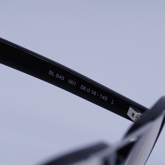 Saint Laurent SL545 001 Sunglasses Black Aviator Frame, Light Yellow Lenses - Picture 7 of 15